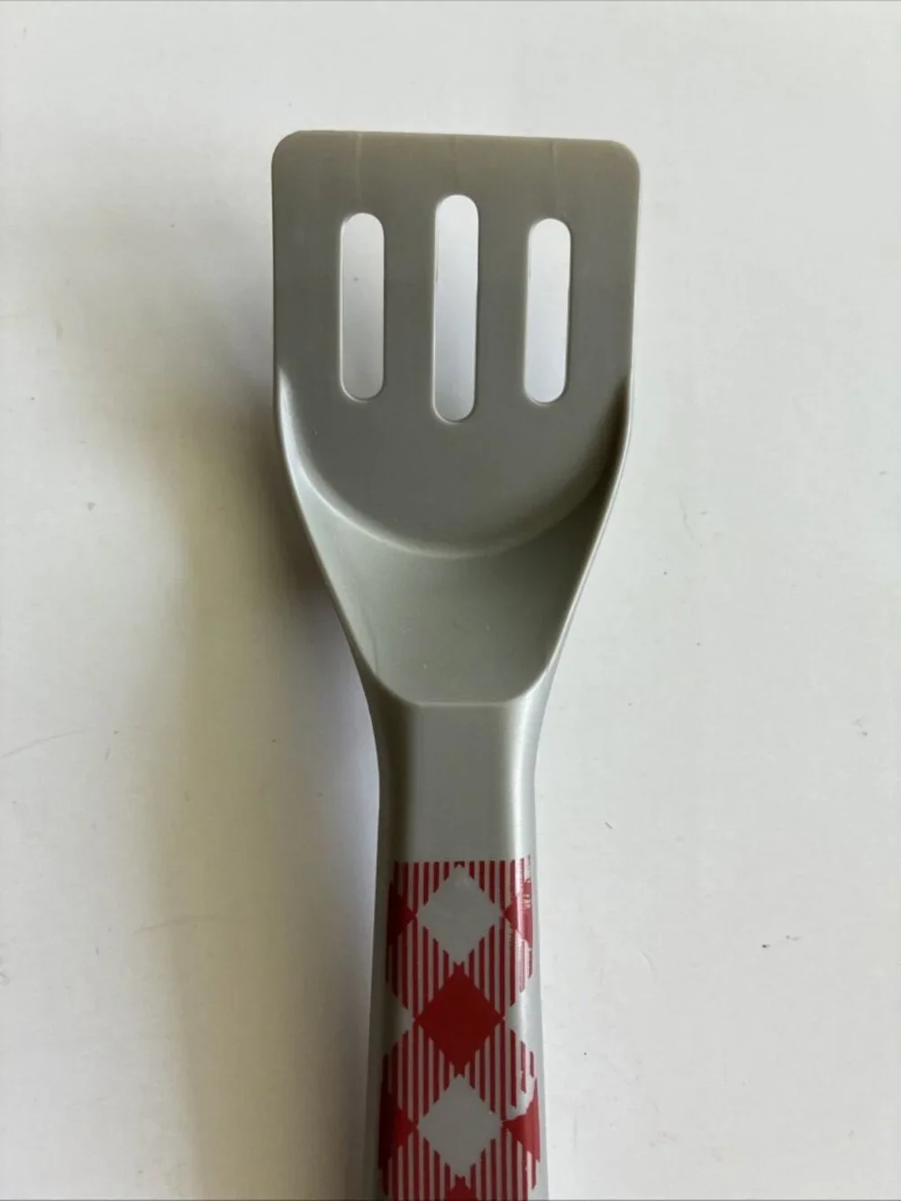 Educational Insights Pancake Pile Up Replacement Gray Spatula Red Plaid Toy Part